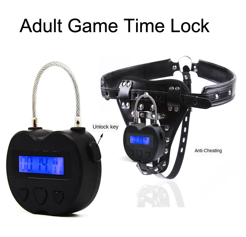 Multipurpose Time Lock Electronic Timer Bondage Adult Game Sex Toys For Couples Erotic Accessory Rechargeable Padlock | Красота и