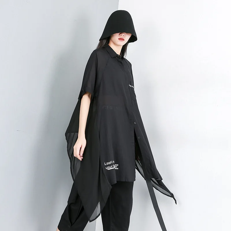 Женская блузка с коротким рукавом Vefadisa кардиган буквенным принтом Повседневная