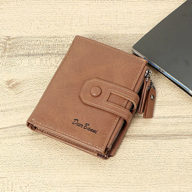 Мужской кошелек для монет короткие мужские кошельки мягкий женский на молнии с