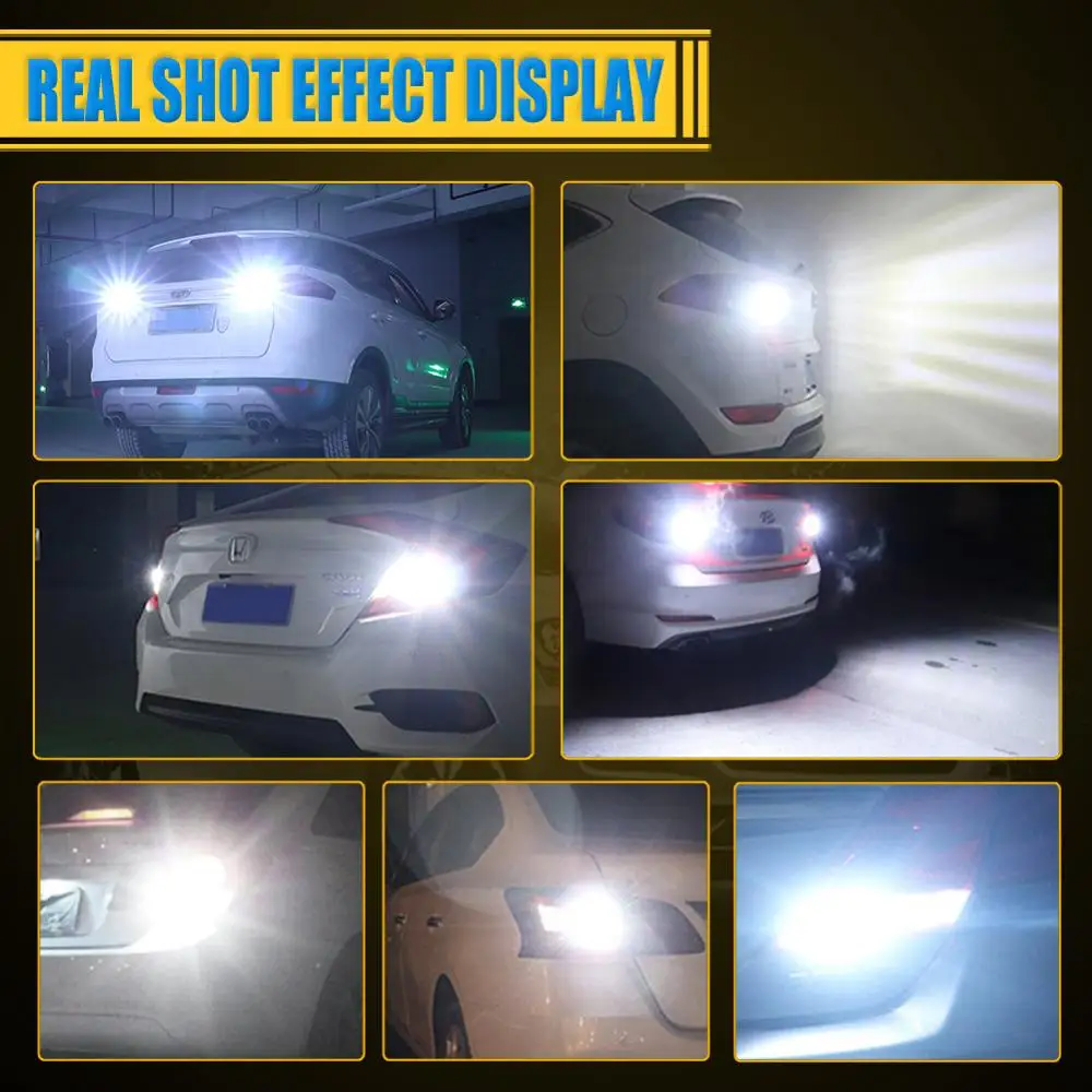 

2x 1400Lm W16W T15 T16 LED Bulbs Canbus OBC Error Free LED Backup Light P21W T20 Car Reverse Lamp For Audi A3 A4 B6 B8 A6 C6