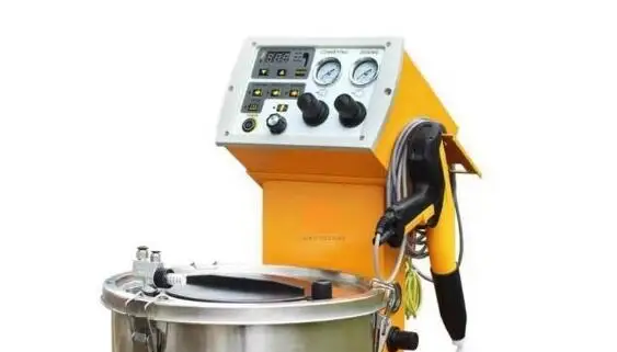 Электростатическая Машина для нанесения порошкового покрытия с 2 Хоппером