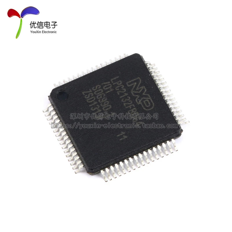 Оригинальные LPC2132FBD64 16/32 бит микроконтроллеры ARM7 64K Flash 64LQFP |