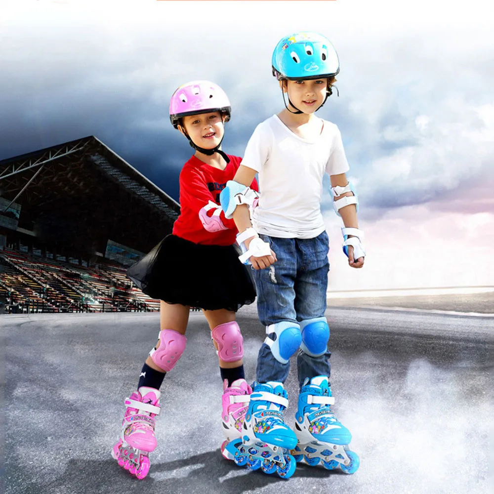 Обувь детская для мальчиков и девочек параллельно регулируемая мигающая с