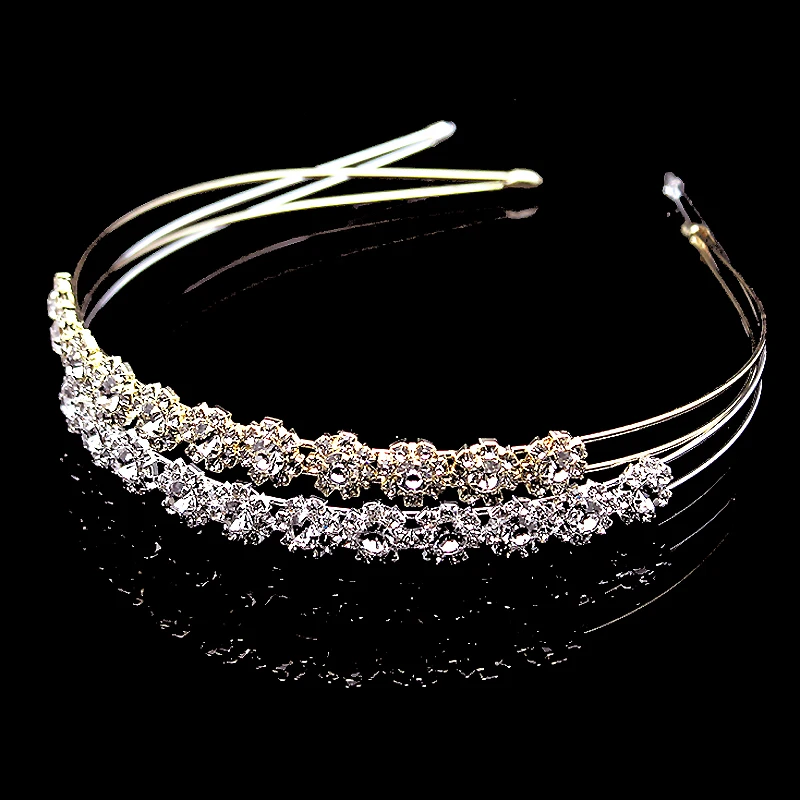 Женская повязка на голову со стразами|bridal hairband|wedding bridalcrystal hair |