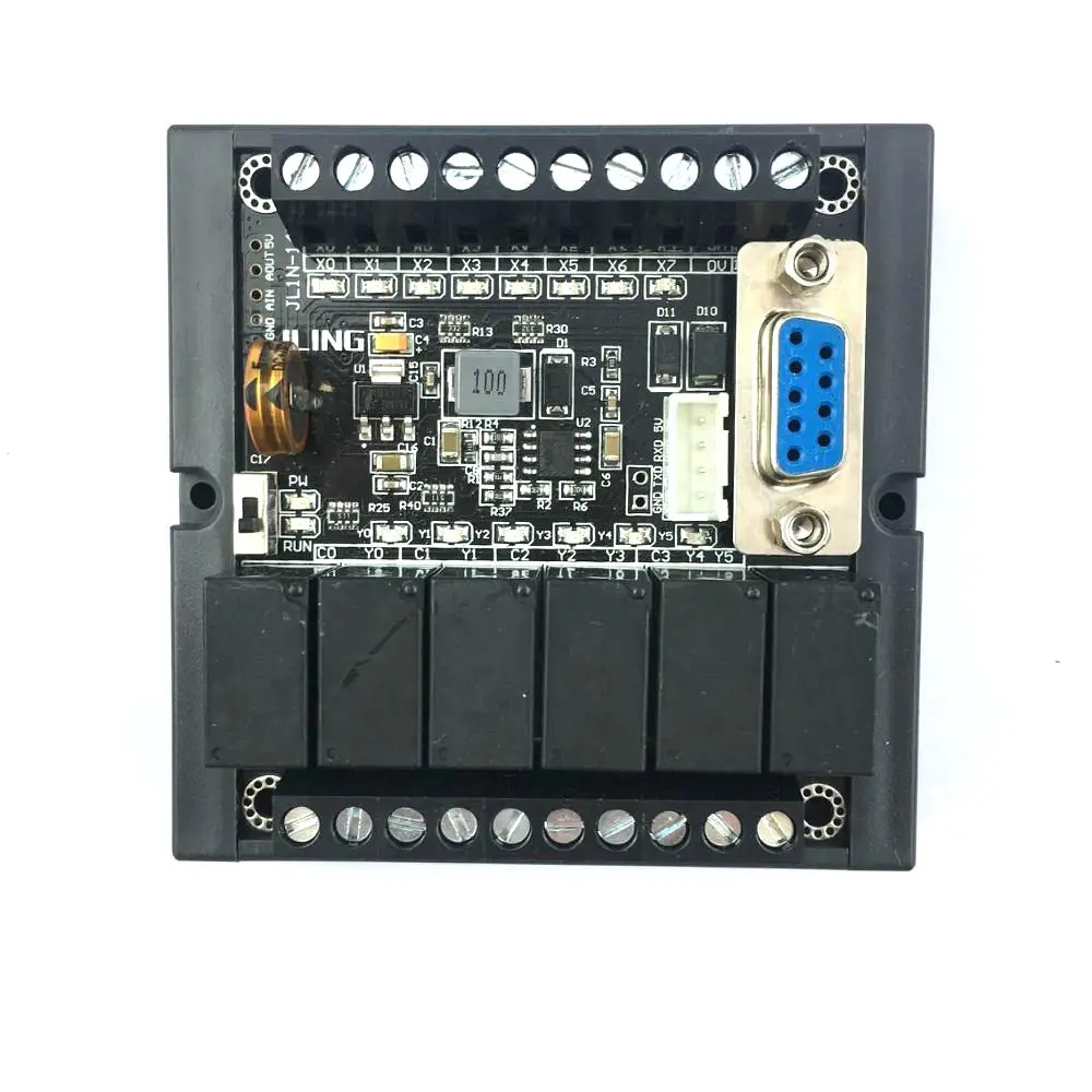 PLC FX1N-14MR Модуль платы реле Модуль задержки plc программируемый логический контроллер Широкий источник напряжения 10-28VDC