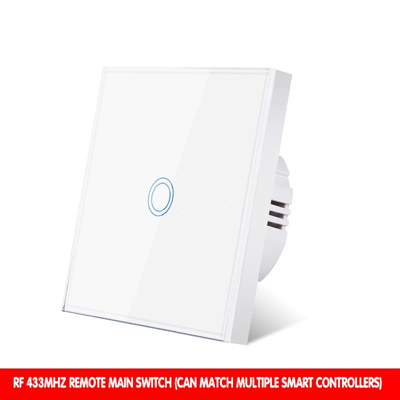 Сенсорный выключатель европейский стандарт трехцветная панель из хрустального