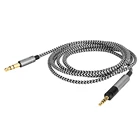 OFC Плетеный сменный стерео аудио кабель удлинитель музыкальный шнур провод для наушников Pioneer DJ HDJ-X5 HDJ-X7 HDJ-X5 BT HDJ-X5BT