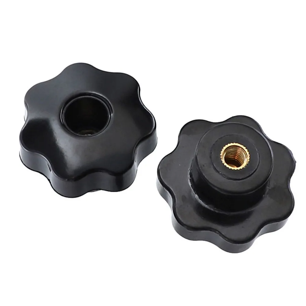 

4 Sets T Slot Nut T-Track Sliding M8 Screw Knobs For Router Table Woodworking Covers Exposed Hexagon Plastic PE Nut Bolt