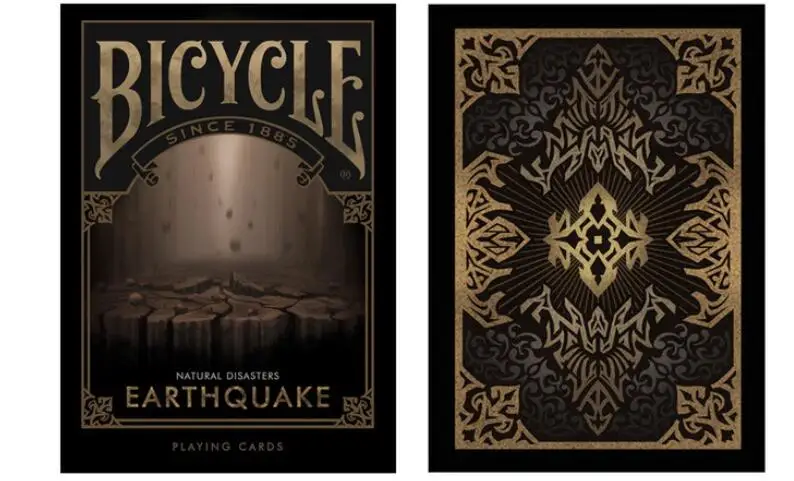 Велосипедные природные катастрофы игральные карты обычный велосипед колода