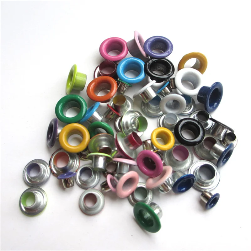 100PCS 5MM Sewing Clothes Buttons Eyelets Metal Eyelets Button diy Accessory Wholesale