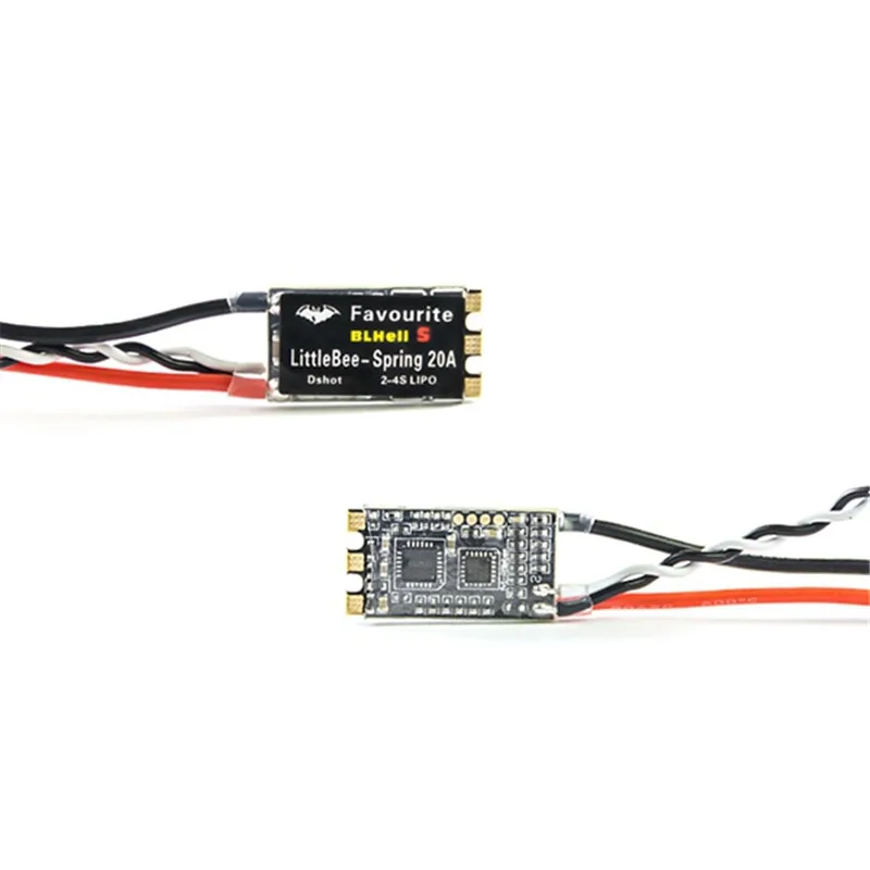 MT2204 2204 2300KV бесщеточный двигатель и любимый LittleBee BLHELI-S 20A 30A 2-6S ESC для DIY Мини мультиротор RC гоночный Дрон - Цвет: 2PCS 20A ESC