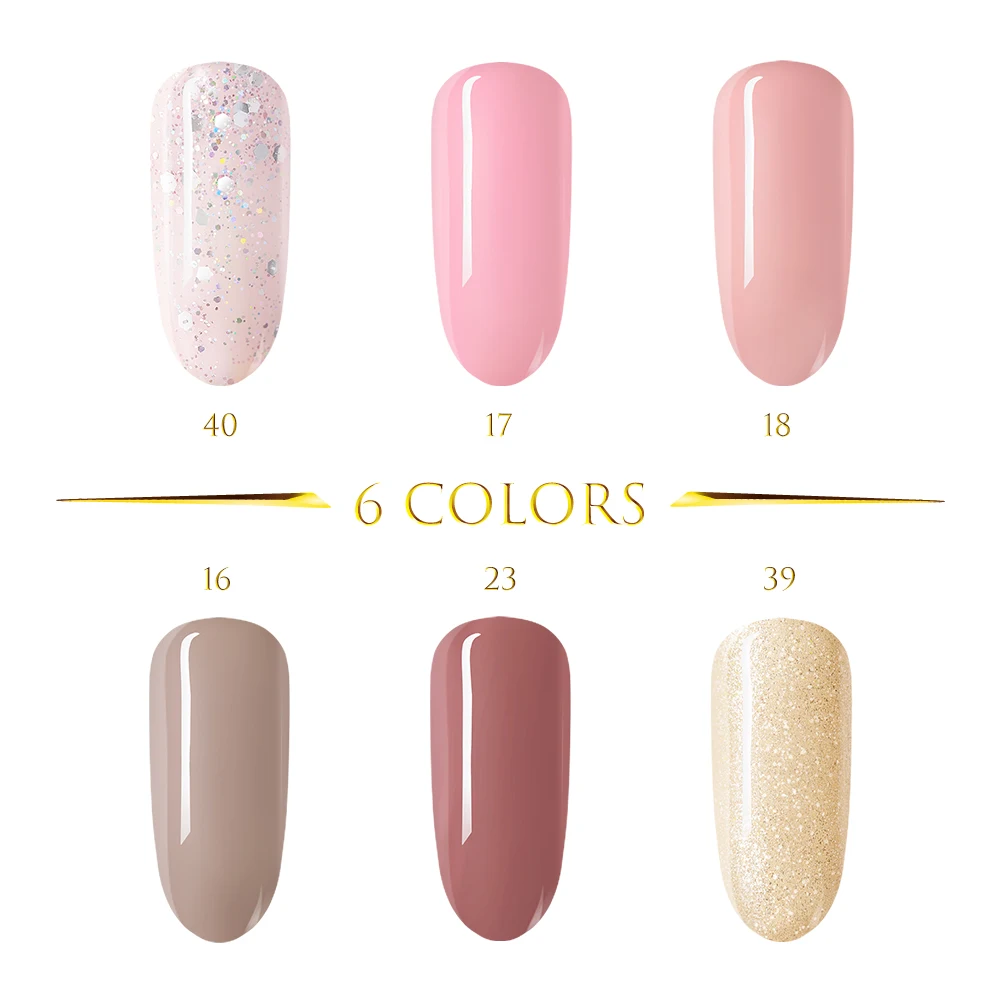 6Gel Polish Kit 4 Гель-лак для ногтей COSCELIA, 8 мл, 6/10 шт., набор гель-лаков для ногтей, все для маникюра, набор для дизайна ногтей, набор для ногтей - Цвет: 6Gel Polish Kit 4
