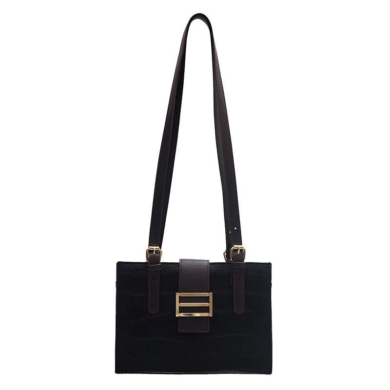 

Hong Kong style Joker ladies autumn and winter new fashion one shoulder armpit bag retro casual handbag