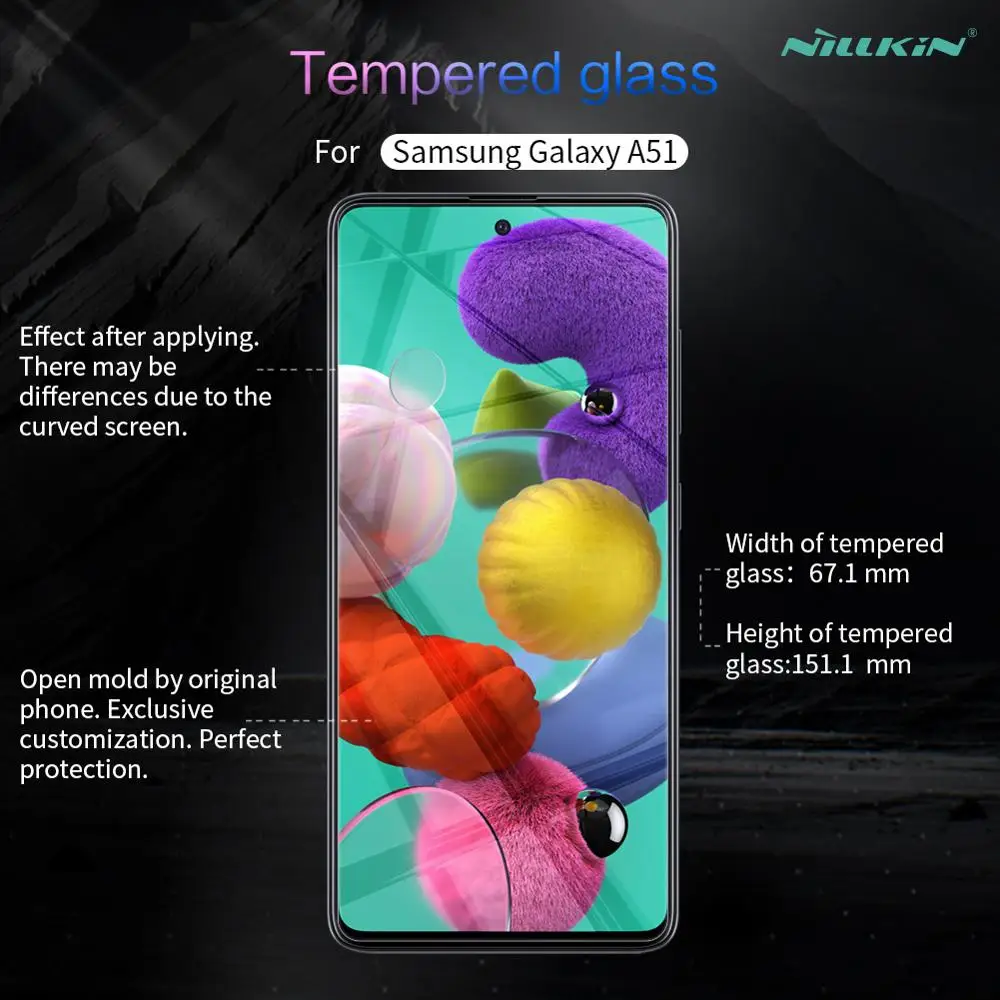

Закаленное стекло Nillkin для Samsung Galaxy A51 H + Pro, взрывозащищенное стекло для защиты экрана, Передняя защитная пленка, закаленное стекло