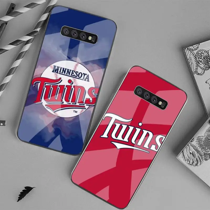 

0 Minnesota Twins Phone Case Tempered Glass For Samsung S6 7 8 9 10 20 Plus Ultra Note8 9 10 10pro