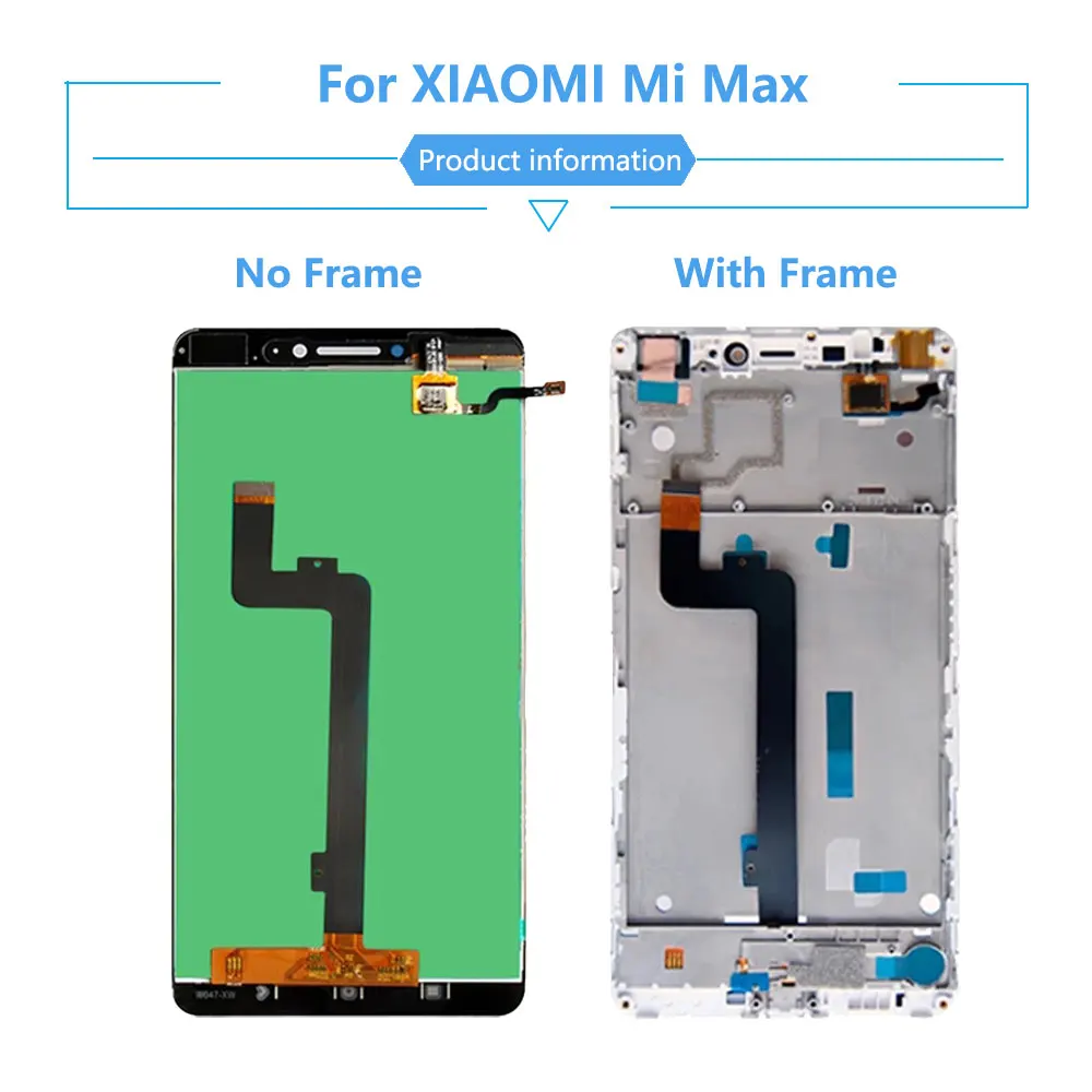 Новый ЖК-дисплей для Xiaomi Mi Max 1 2 3 сенсорный экран дигитайзер в сборе Замена MAX1 MAX2