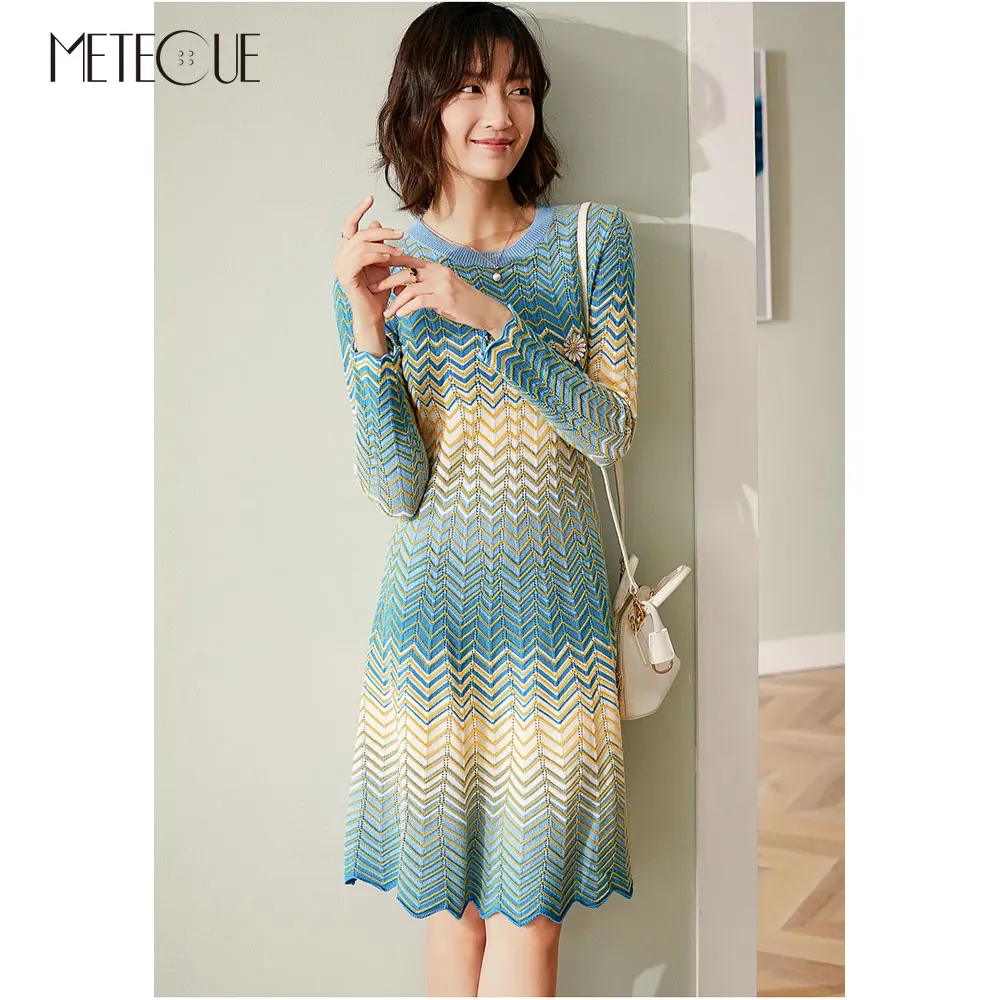 Разноцветное трикотажное кашемировое платье миди разных цветов 2019 предосеннее