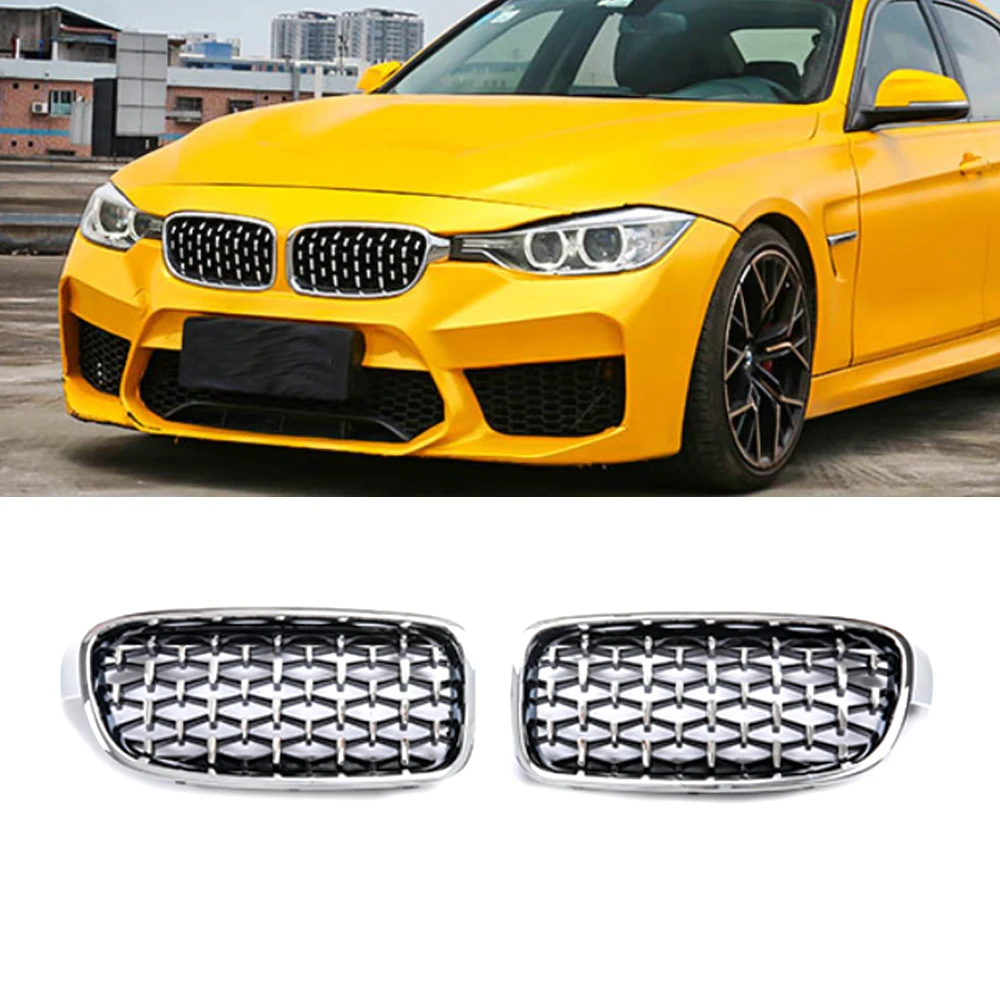 

Автомобильные аксессуары, передняя решетка, средняя сетка, решетки в сборе, крышка рамы, внешние декоративные детали для BMW 3 серии F30 F31 2013-2019