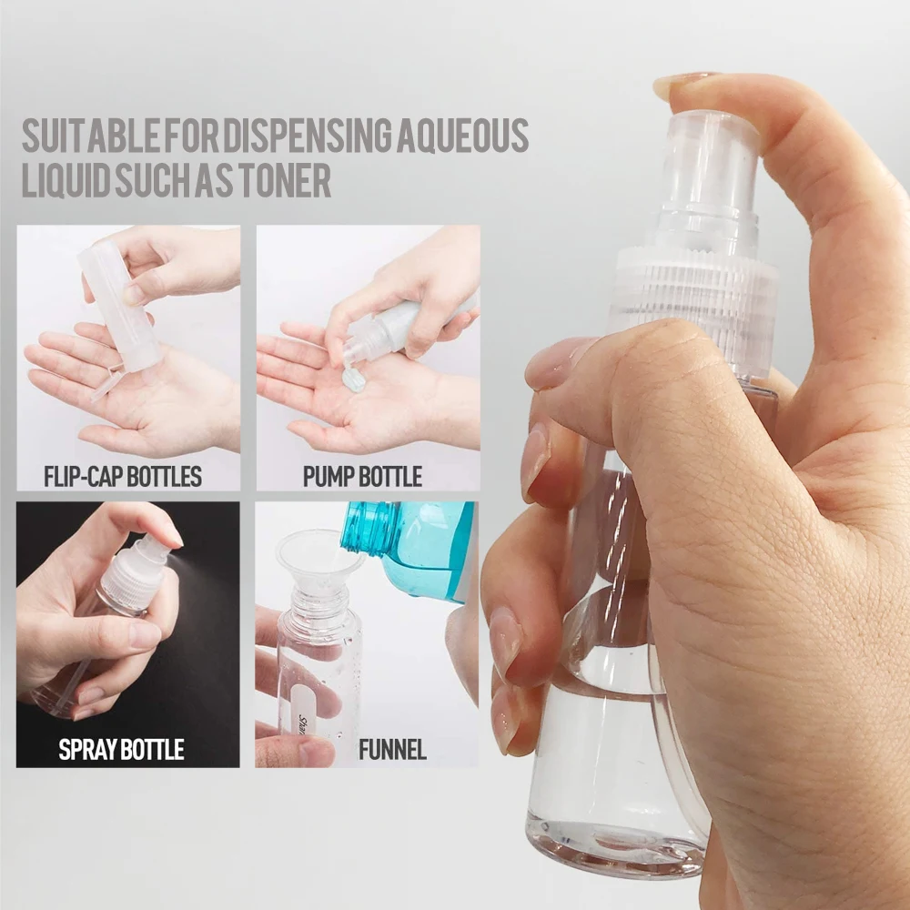 1 Набор/2 шт. дорожные бутылки для воды и лосьонов|Многоразовые бутылки| |