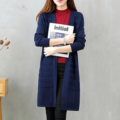 Новый 2019 осенний женский свитер кардиган кашемировый вязаный размера плюс пончо