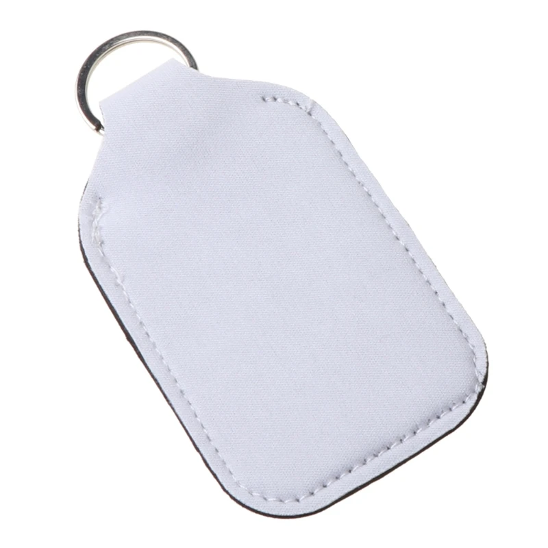 

10Pcs Refillable Hand Sanitizer Soap Bottles Holder Cover with Key Ring Carriers