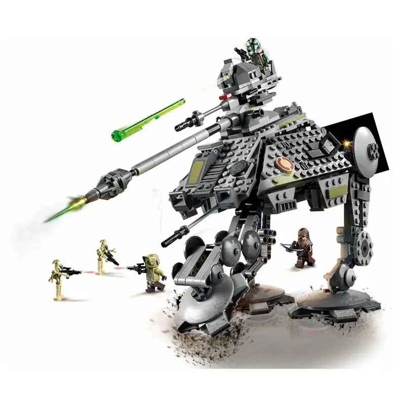 2020 Звездные войны AT-AP ходунки строительные блоки кирпичи совместимые 75234 наборы