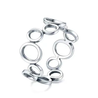 ly 925 sterling silver trendy fashion irregular weaving hoop unique design finger ring for women elegant jewelry gift 2021 trend