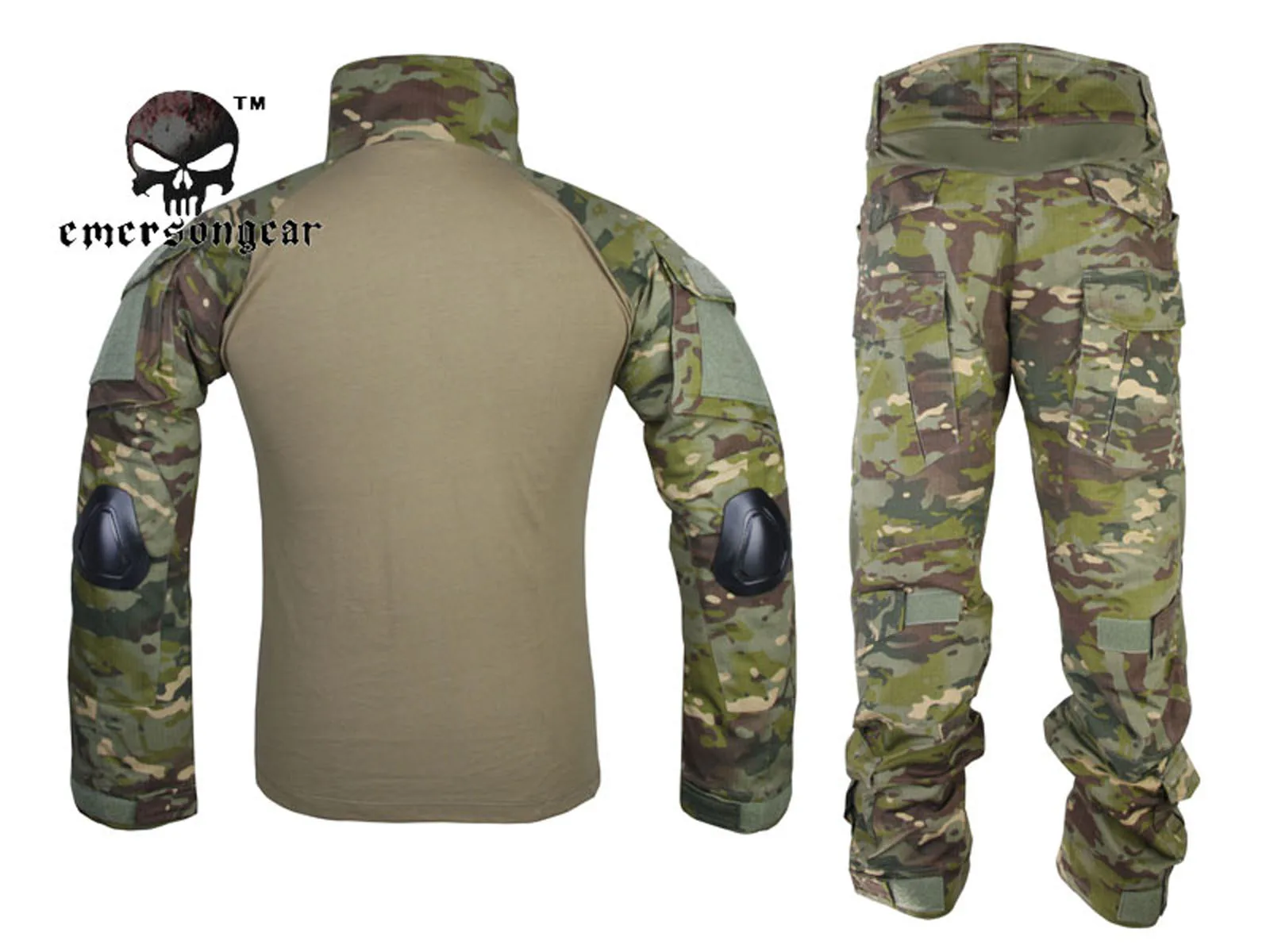 Emersongear армейские Gen2 форма тактическая Боевая одежды мультикам Тропик EM6972|shirt