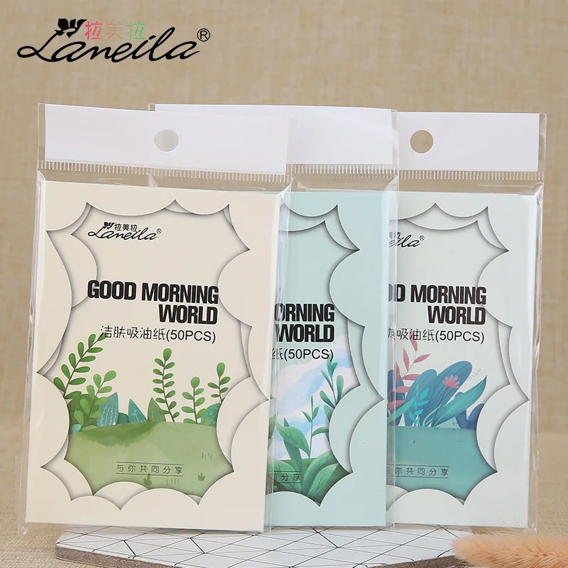 50 шт. абсорбирующая бумага для лица|Матирующие салфетки| |