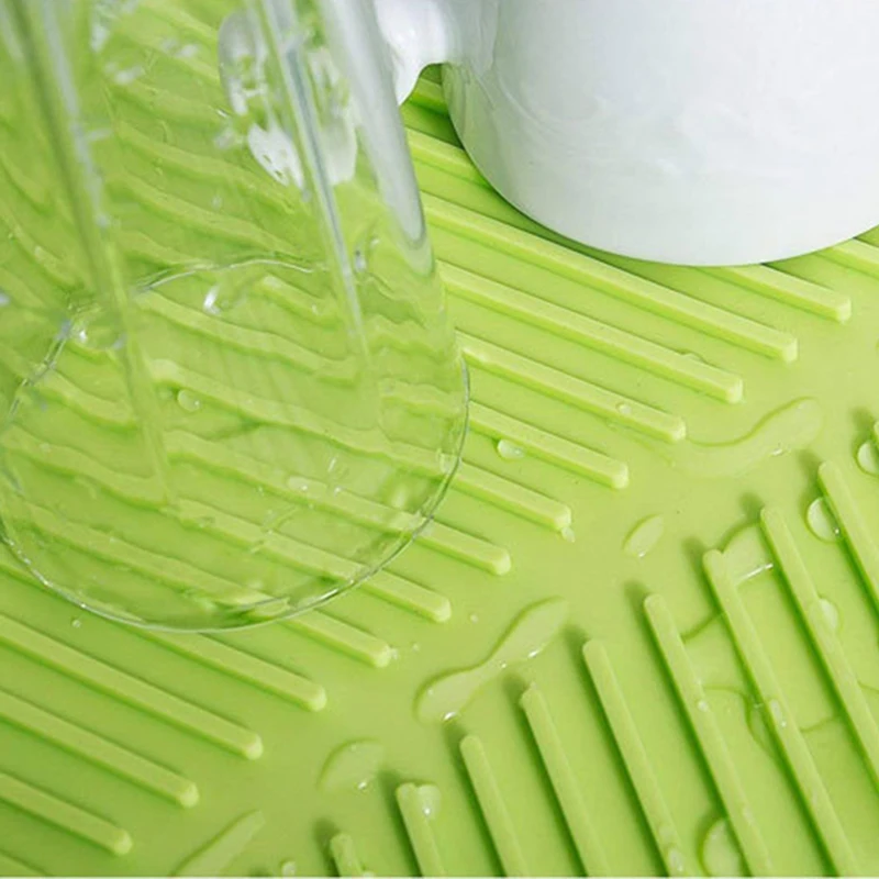 Силиконовое квадратное прочное блюдо сушилка для слива столовые приборы