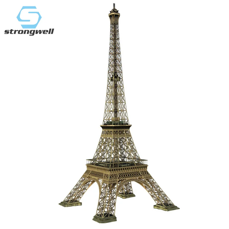 Металлические фигурки Strongwell в виде Парижской башни ретро миниатюрное здание