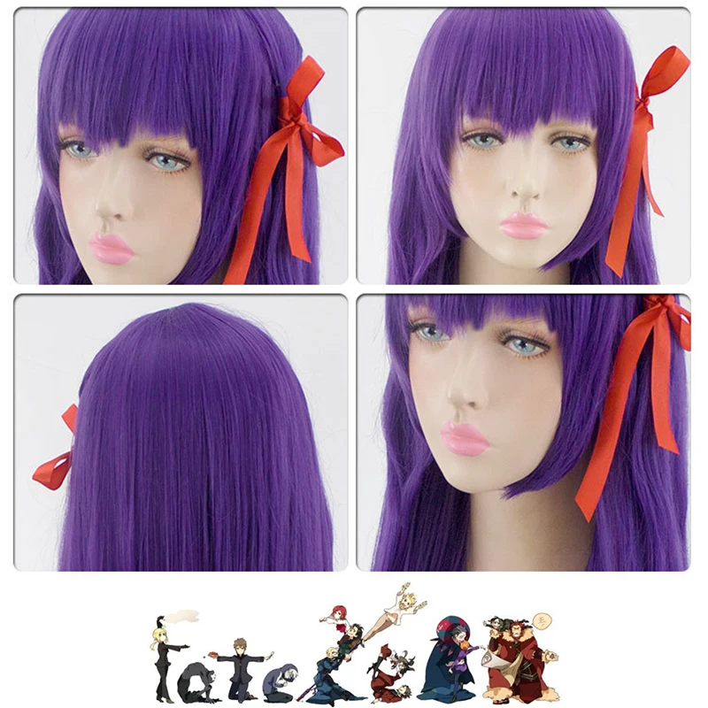 

Anime Fate Stay Night Cosplay Wigs Matou Sakura Cosplay Wig Heat Resistant Synthetic Wig Halloween Carnival Party Women Hair Wig