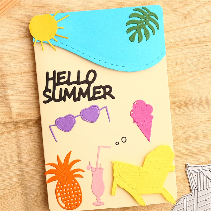 Naifumodo фруктовые листья штампы каникулы металлические режущие новые 2019 для