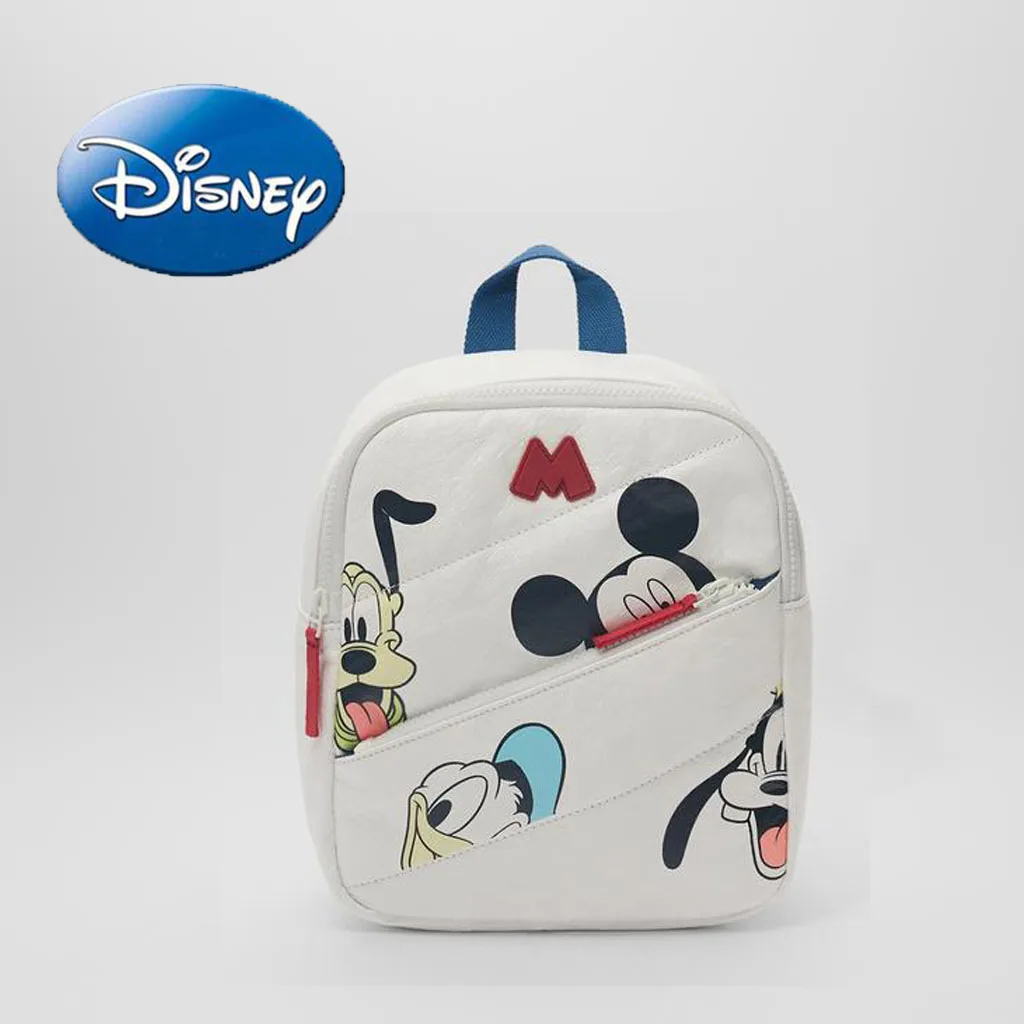 

Disney Mickey Mouse Woman Backpack Donald Duck Kids Schoolbag Large Capacity Bruto Waterproof Handbag Cartoon Cute Goofy Hobos