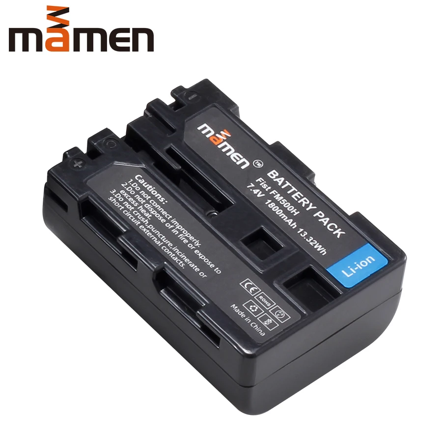 Цифровой аккумулятор Mamen NP FM500H NPFM500H для Sony A57 A58 A65 A77 A99 A550 A560 A580|Цифровые