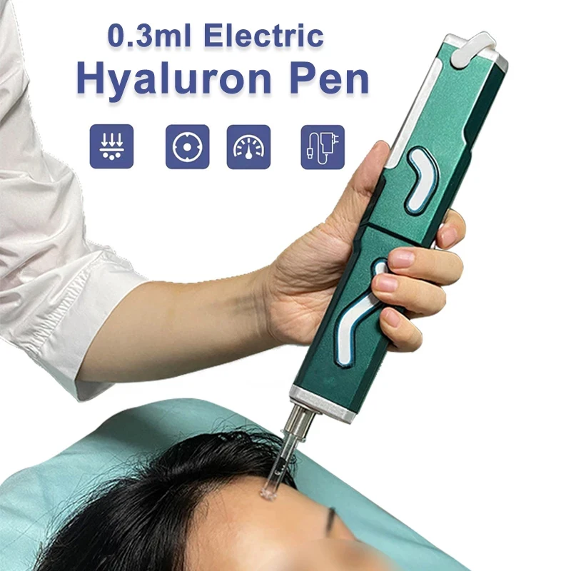 

Electric Auto Hyaluron Pen Automatic Injection Hyaluronic Acid Pen High Pressure Mesotherapy Gun for Lip Injection Anti Wrinkles