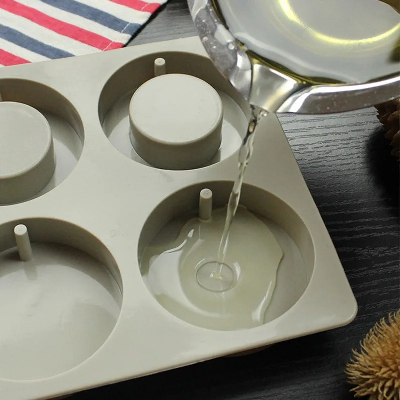 Flower Soap Mold Craft Accessories DIY Silicone Clay Aromatherapy Tablets Molds Hanging Ornaments Wax | Дом и сад