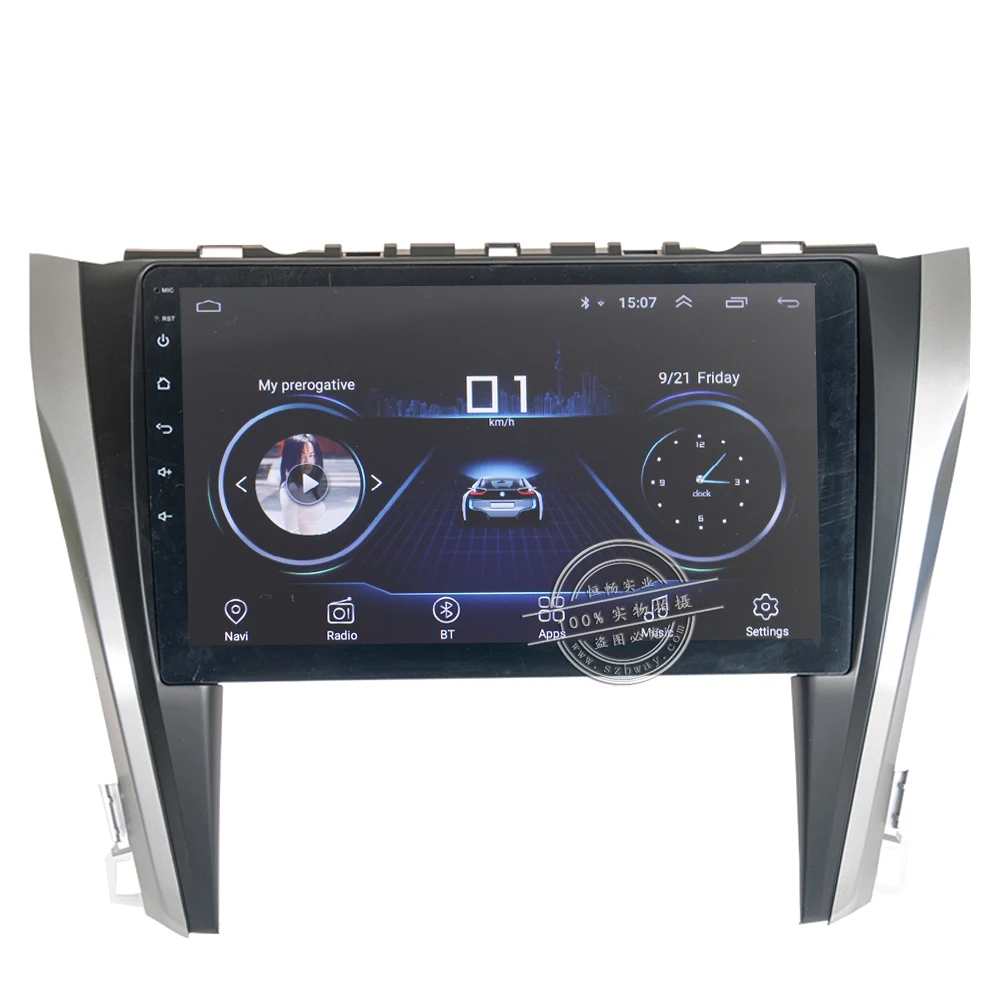 Автомобильный радиоприемник HANG XIAN 10 1 дюйма четырехъядерный Android 8 стерео для Toyota