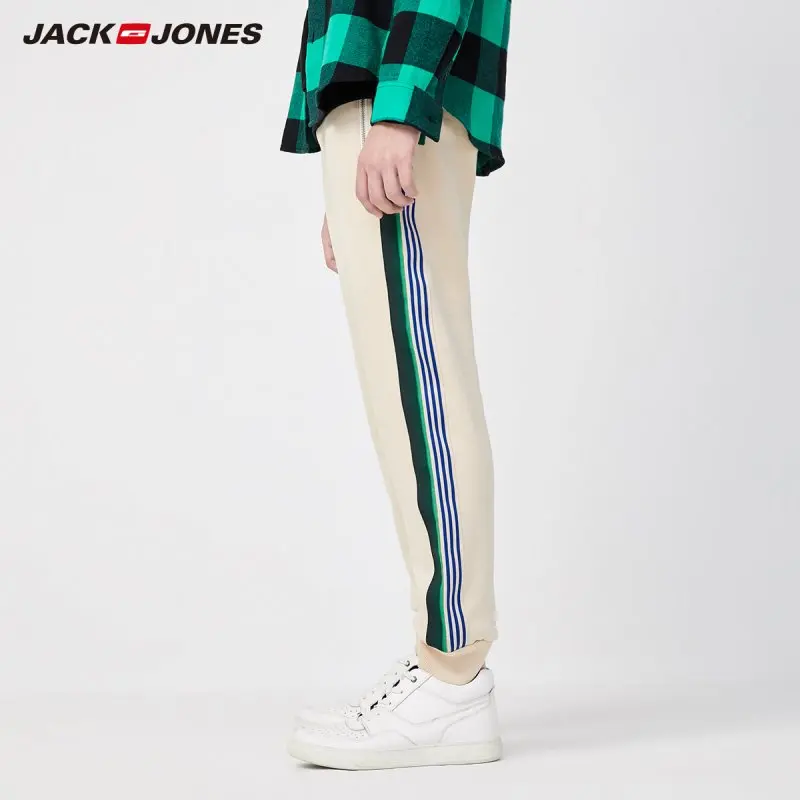 JackJones удобные мужские повседневные брюки прямые облегающие спортивные мужская