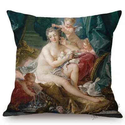 Роскошный дворец картина маслом Ренессанс Украшение Дома Наволочка из