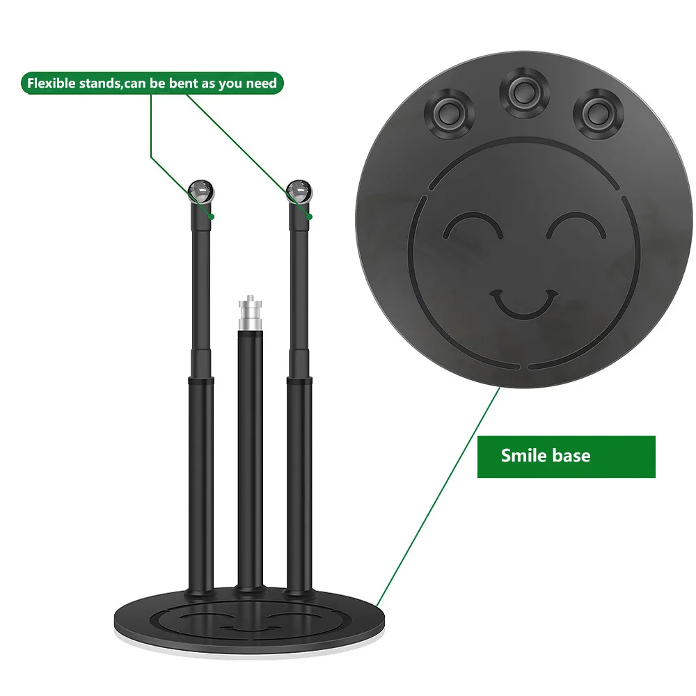 Online Supporto Da Tavolo Con Anello A LED Flash Light Selfie Lampada Stand Treppiede Per Tablet IPad Telefoni Cellulari Video Live Rugby