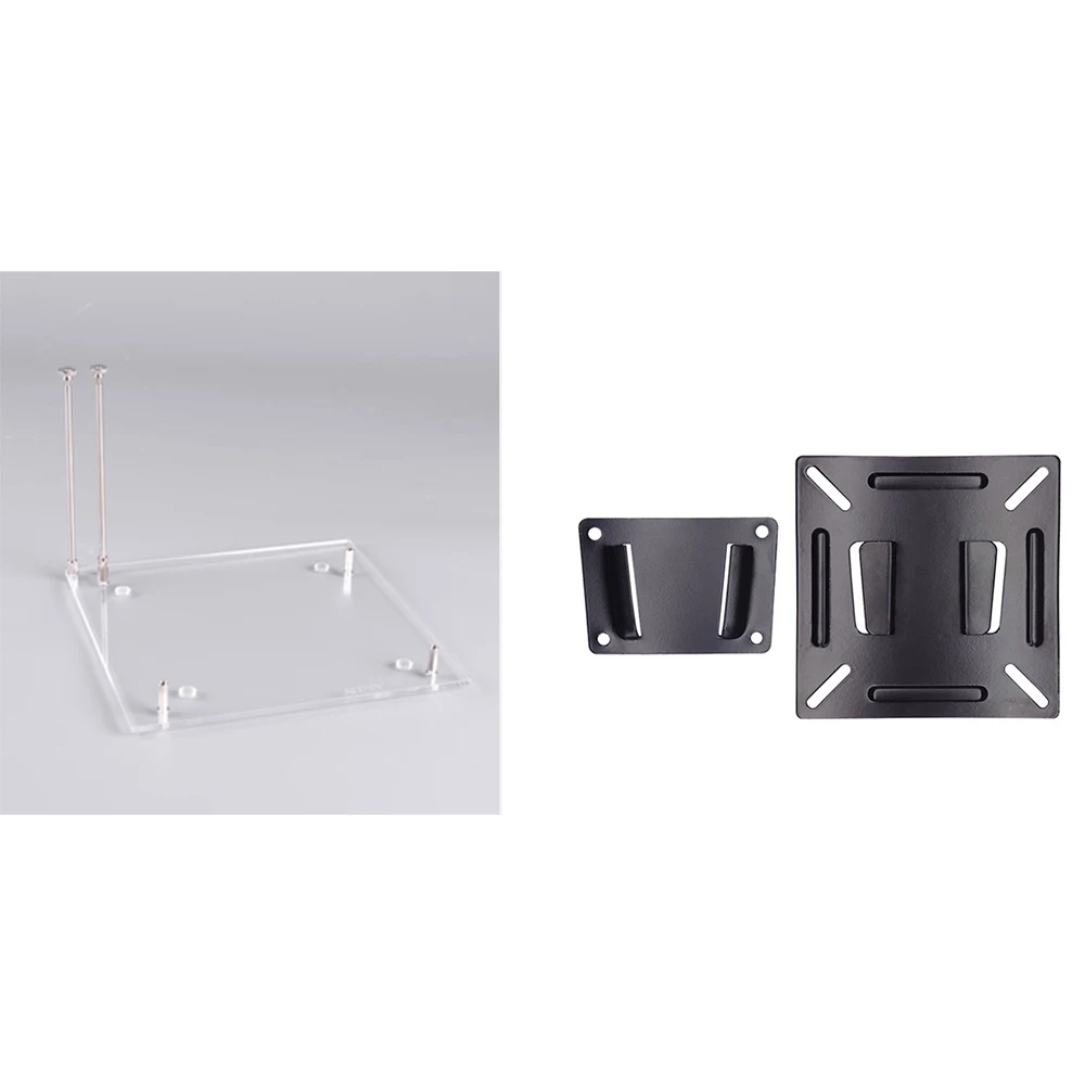 ITX and VESA case PC открытая рама тестовая скамья шасси Mini ITX MATX EATX ATX материнская плата чехол для компьютера DIY настенная подставка VESA задняя вешалка держатель - Цвет: ITX and VESA case