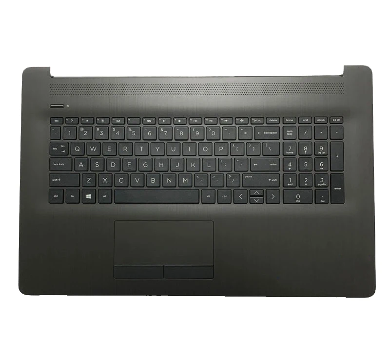 

New Original For 17-BY 17-CA Palmrest Upper CaseCover US non-backlit keyboard touchpad Brushed metal L22750-001