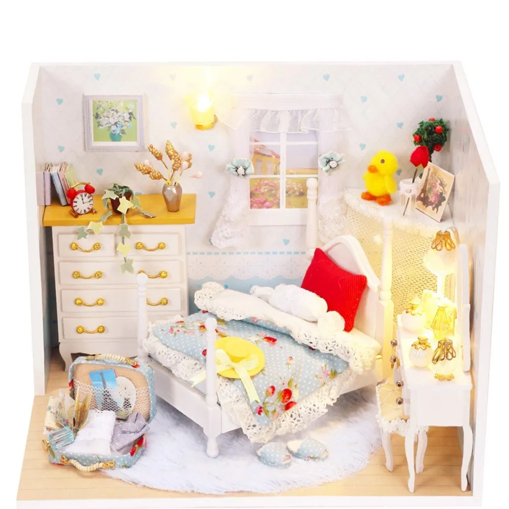 Кукольный дом Мечта Дом DIY миниатюрный Строительный набор деревянная мебель