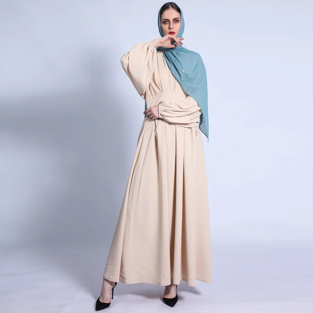 

Donsignet Lasser Bairam Muslim Dress Middle East Ramadan Muslim Fashion Robe Dubai Abaya Turkey Long Dress Arab Robe Loose Abaya