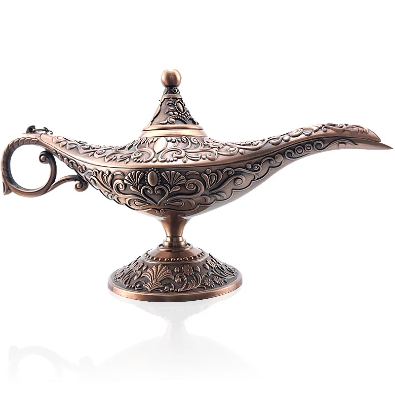 Игрушка Genie-лампа для домашнего декора миниатюрное ремесло подарок с цветочным