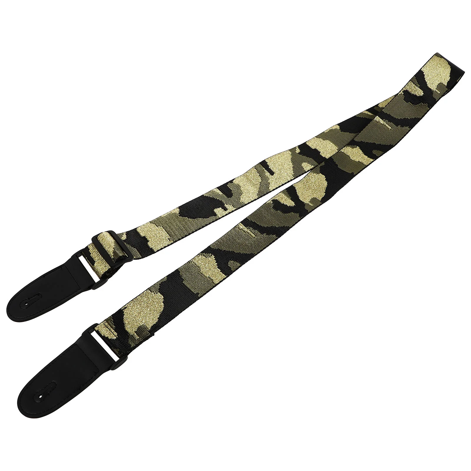 

1Pc Adjustable Bakelite Guitar Strap with Camouflage Embroidery Strap (Camouflage)