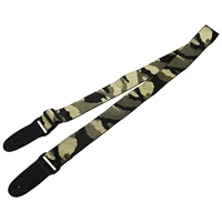 1pc adjustable bakelite guitar strap with camouflage embroidery strap camouflage