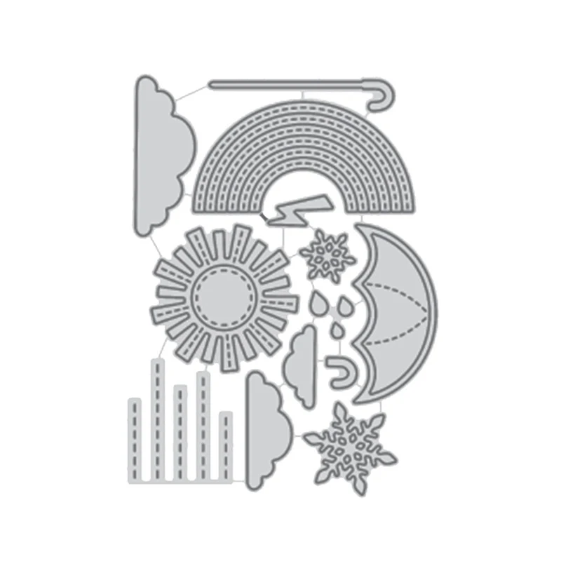 Воображение космическое ремесло металлическая режущая форма резка цветов