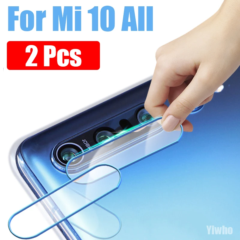 

2Pcs Camera Len Glass for Xiaomi Mi Note 10 Pro Tempered Glass for Xiaomi 10 Lite Youth Protection Film Xiomi Xaomi Mi10 Ultra